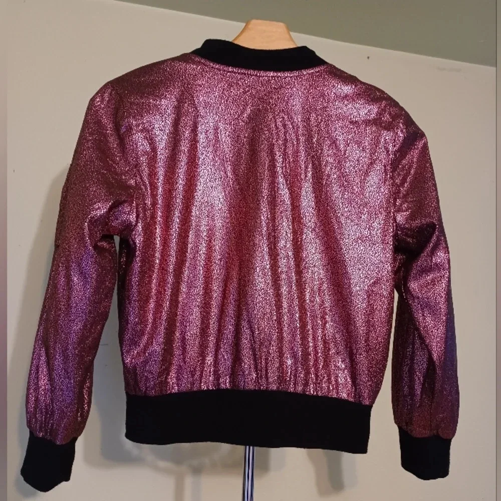 D-Signed Disney Sparkly Pink Bomber Jacket